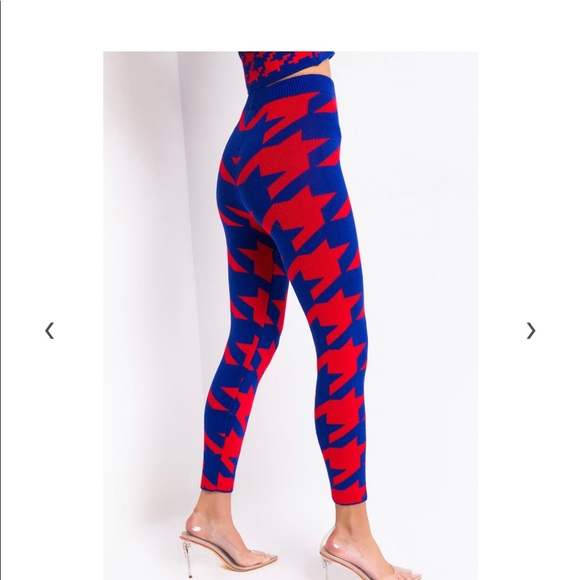 AKIRA Pants - Akira HOUNDSTOOTH PRINT LEGGING